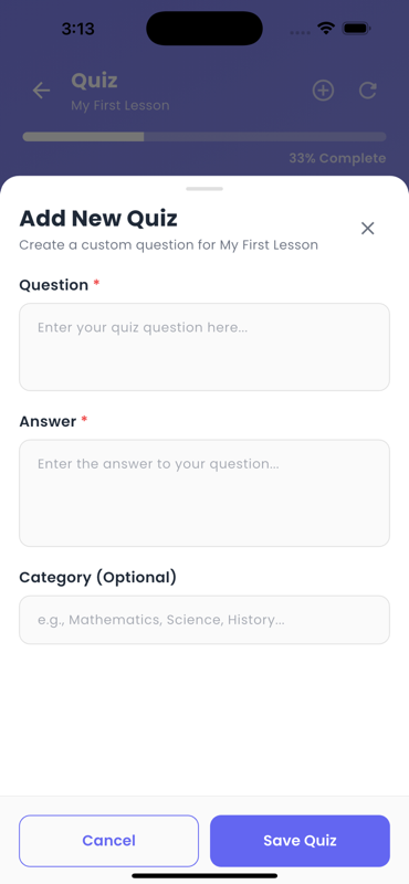 Quizzmo App Feature